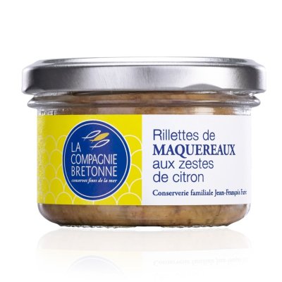 Rillettes de Maquereaux aux zestes de citron 90g