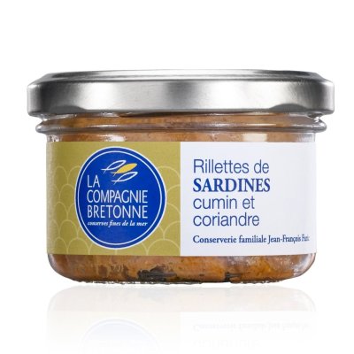 Rillettes de Sardines Cumin et Coriandre 90g