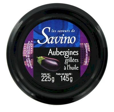 Aubergines grillées à l'huile 225G