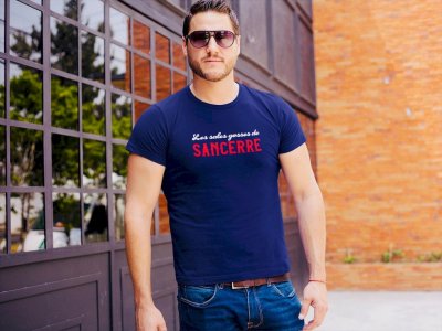 TEE-SHIRT HOMME MARINE COLLECTION "LES SALES GOSSES"