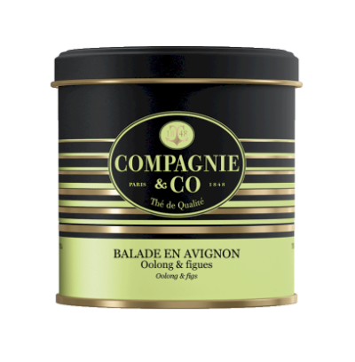 Boite métal thé vert balade en Avignon 100g