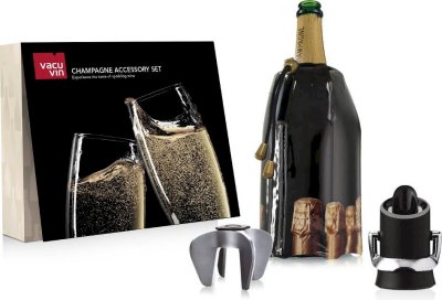 Coffret Accessoires à Champagne Vacuvin