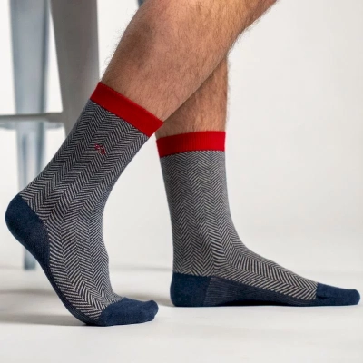 CHAUSSETTES LA HELLA EN COTON PEIGNÉ TAILLE 41-46