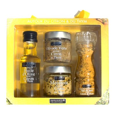 Coffret autour du citron et du thym