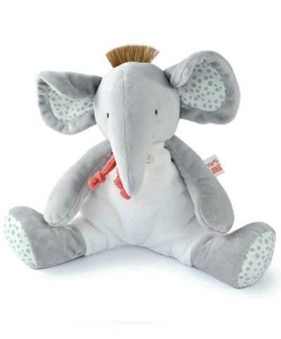 Doudou elephant gris - 30 cm