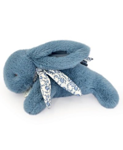Peluche lapin Bleu - 25 cm