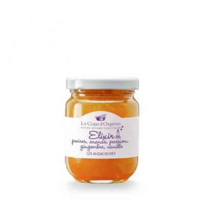 Confiture "Elixir" Poires, ananas, passion, gingembre & vanille