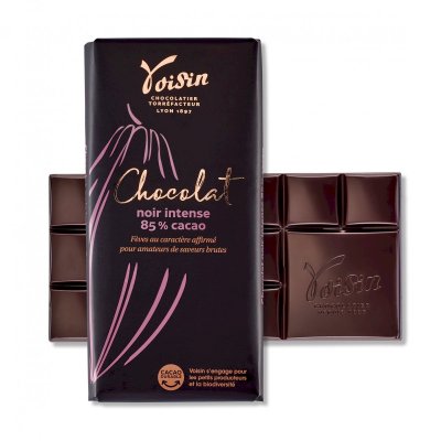 Tablette noir intense 85% cacao VOISIN