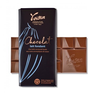 Tablette chocolat lait fondant VOISIN